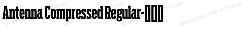 Antenna Compressed Regular字体转换